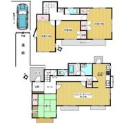 宮坂1丁目戸建の間取り画像