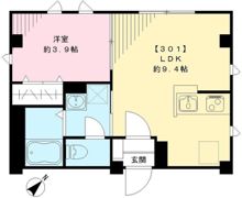 BESUMA月島 ベスマツキシマの間取り画像