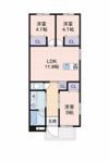 Growth Gendou C棟の間取り画像