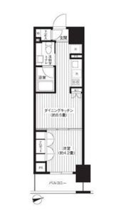 レジディア新御徒町の間取り画像