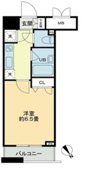 クロスレジデンス蒲田の間取り画像