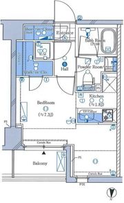 ガリシア新宿西落合の間取り画像