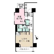 パークハウス西早稲田アーバンスの間取り画像