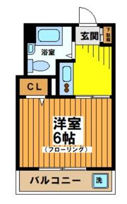 森永ハイツの間取り画像