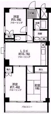 ウエストロード上石神井の間取り画像