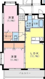 Maison de mauve （メゾンドゥモーブ)の間取り画像