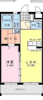 Maison de mauve （メゾンドゥモーブ)の間取り画像