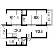 厚生年金住宅A棟の間取り画像