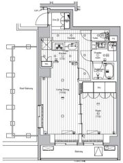 PREMIUM CUBE 大森 TROISの間取り画像