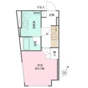 Fika大井町の間取り画像