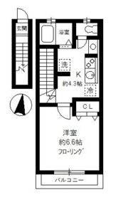 ラフュージュ北千束の間取り画像