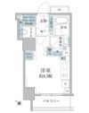 パークリュクス虎ノ門の間取り画像