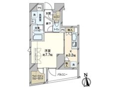 フェルクルール秋葉原の間取り画像