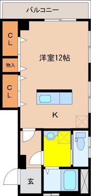 STAGE ONE 松山の間取り画像