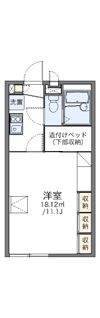 レオパレスVENTVERTの間取り画像