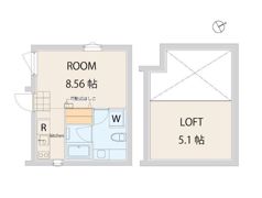 クアードロ三軒茶屋の間取り画像