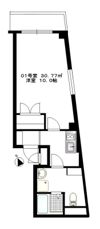 b’CASA東大井の間取り画像