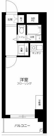 ライオンズマンション中野東の間取り画像