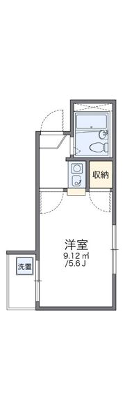 レオパレス東金町第5の間取り画像