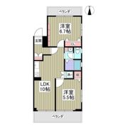 市ヶ谷第3ローヤルコーポの間取り画像