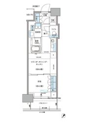 パークアクシス豊洲キャナルの間取り画像