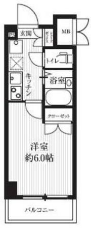 HF武蔵小山レジデンスの間取り画像