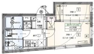 ラヴィエール目黒不動前の間取り画像