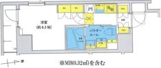アジールコート北品川の間取り画像