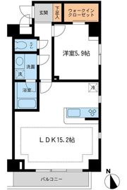 NTPRレジデンス鷹番の間取り画像