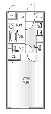 THE PALMS大島の間取り画像