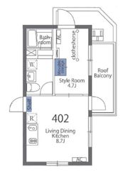アヴァンタージュ中野EASTの間取り画像