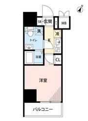 マイナビSTAY旧東海道品川（レガリス品川サウス）の間取り画像