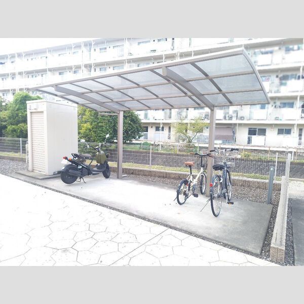 近くに駐輪場あり