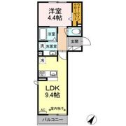 ドルチェ南八幡 Aの間取り画像