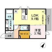 ドルチェ南八幡 Aの間取り画像