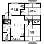 西脇サンハイツの間取り画像