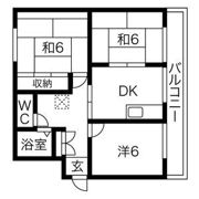 コーポ大野の間取り画像