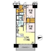 プレミスト鷹匠1202号の間取り画像