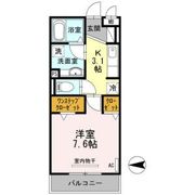 カーサ安倍川の間取り画像