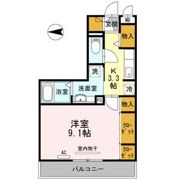 カーサ安倍川の間取り画像