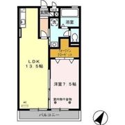 グリーンテラス Bの間取り画像