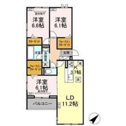 D craft 谷田の間取り画像