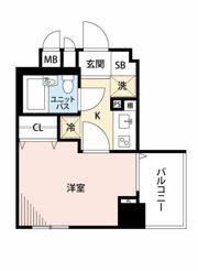マイナビSTAYパレス文京湯島（メインステージ御茶ノ水）の間取り画像