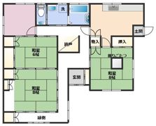 松葉町1丁目貸家の間取り画像