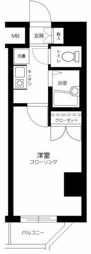 ヴェルト池袋の間取り画像