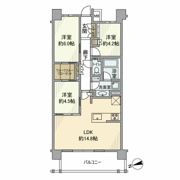 クレヴィア西馬込の間取り画像