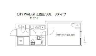 CITY WALK 新江古田 DUEの間取り画像