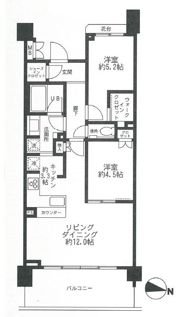 マジェスティハウス新宿御苑パークナードの間取り画像