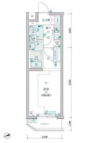 GENOVIA桜上水skygardenの間取り画像