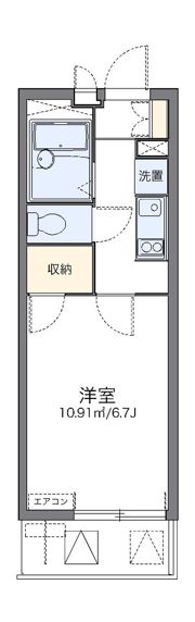 レオパレス大門坂下の間取り画像
